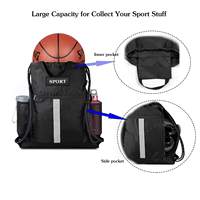 Sac à cordon Gym avec poches Sac de sport avec poignée Sac à dos à cordon de serrage Voyage pour hommes Femmes sacs à dos
