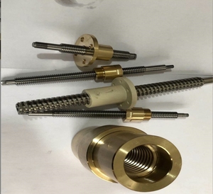 อุปกรณ์เสริมเครื่องจักร T5-T180 สกรูทรงสี่เหลี่ยมคางหมู แบบกำหนดเองได้ พร้อมน็อตคู่ SUS สำหรับเครื่องพิมพ์ 3 มิติ/เครื่อง CNC T5 Trapezoida - Product Image 4