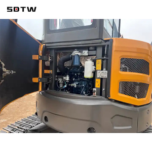 Gratis Verzending Ce Epa <span class=keywords><strong>Mini</strong></span> Bagger 4 Ton 0,12m3 Duimbak Voor Kubota Motor Euro 5 Rupsgraafmachine - Product Image 4