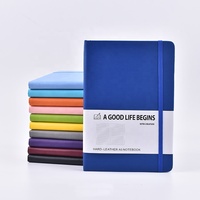AI-MICH en gros vente chaude feuilles doublées en cuir livre imprimé marque Logo A5 cahier avec Logo