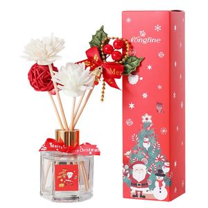Bán buôn sậy khuếch tán chai sang trọng giáng sinh nhà hương thơm tinh dầu sang trọng giáng sinh làm mát không khí sậy khuếch tán thiết lập - Product Image 1
