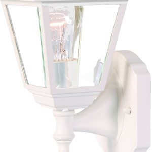 HMS moderno braccio oscillante bianco per esterni luce da parete LED/CET bianco caldo IP65 acciaio inossidabile/alluminio Base energia solare - Product Image 4