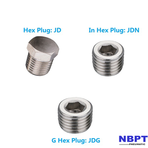 Hex Head Brass Npt Bspt Bspp <strong>Threaded</strong> Pipe <strong>Plug</strong> - Product Image 4