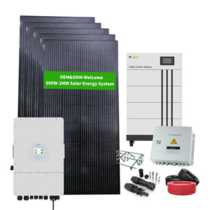 ระบบจัดเก็บพลังงานไฮบริดที่ดีที่สุด 5kw 8kw 10kw ระบบโซลาร์เซลล์ 10kw ชุดแผงโซลาร์เซลล์ครบชุด - Product Image 3