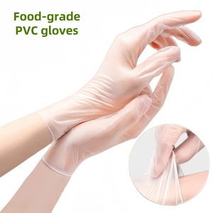 Guantes Desechables de Plástico PE para el Hogar, Impermeables, Textura Suave, de Un Solo Uso, Grosor Medio, Grado Alimenticio para Cocina - Product Image 2