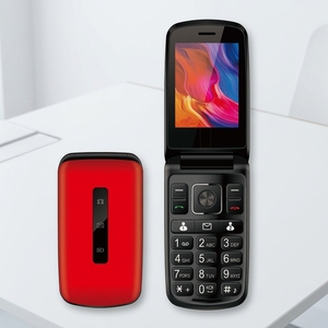 Telefono <span class=keywords><strong>Cellulare</strong></span> Digitale Trend con Funzione Flip 4G, Doppia Fotocamera 0.3MP, Dual SIM, SOS, FM, Sbloccato, a Conchiglia per Anziani - Product Image 1