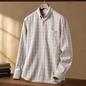 Chemise de cowboy à carreaux pour homme, personnalisée, de qualité supérieure, à manches longues, avec boutons pression perlés, en tissu tissé, fabricant de marque privée - Product Image 3