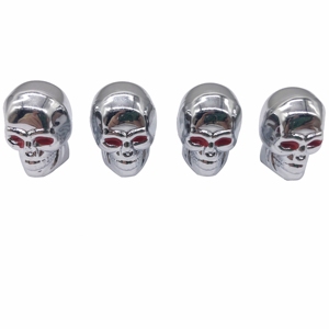 Thiết Kế Thú Vị Skeleton <span class=keywords><strong>Skull</strong></span> Shape Lốp Áp Suất <span class=keywords><strong>Cap</strong></span> ABS Nhựa Air Tire Van Mũ Xe Đạp Lốp Van Mũ - Product Image 2
