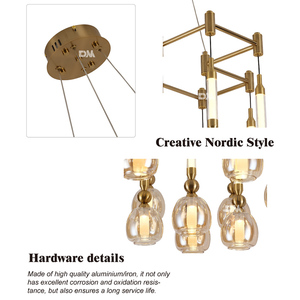 Lampadario LED in Vetro a Nuvola di Design Moderno Italiano, Lungo e Grande per Uso in Cucina - Product Image 5