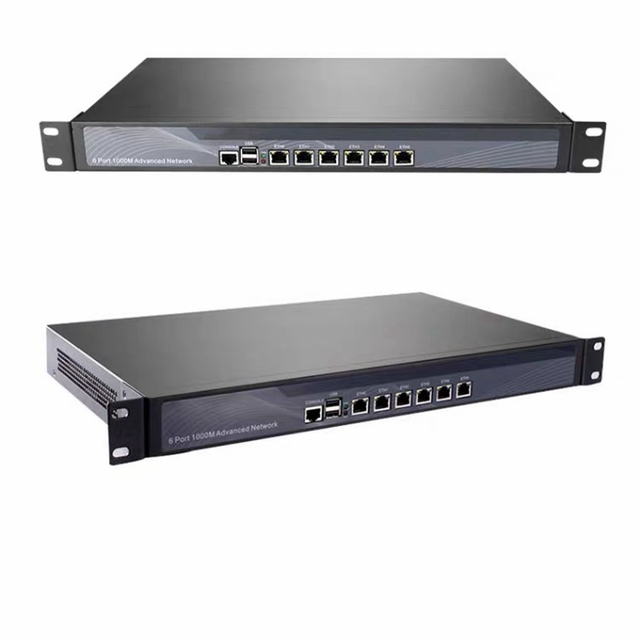 Firewall Server I7-3520M I5-3320M 2520M 6x82583V Lan Mikrotik ROS PFSense 1U Network Firewall Router with 6 Ports Gigabit Lan