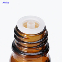 18mm Noir Blanc Plastique Inviolable Insert Protecteur Distributeur Vis Couvercles Fermetures Capuchon pour Bouteilles d'Huiles Essentielles