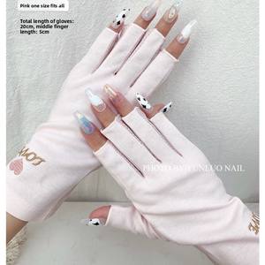 Gants anti-brûlures pour ongles style japonais Outil spécial de protection UV mignon pour salon Lampe UV noire Nouveau modèle Internet Celebrity Favorite - Product Image 6