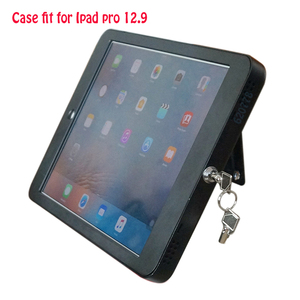 <span class=keywords><strong>Dsupport</strong></span> Schwarz & Silber Wandhalterung Metallgehäuse für iPad Pro 12.9 mit 360-Grad-Rotation und Vollbeweglichem Tablet-Ständer - Product Image 3