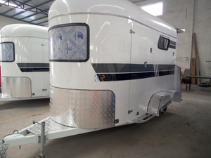 Remolque para Caballos de Carga Inclinada OEM 2025, Extendido con Cocina, Remolque de Viaje, Carrito para Caballos con Área de Estar - Product Image 4