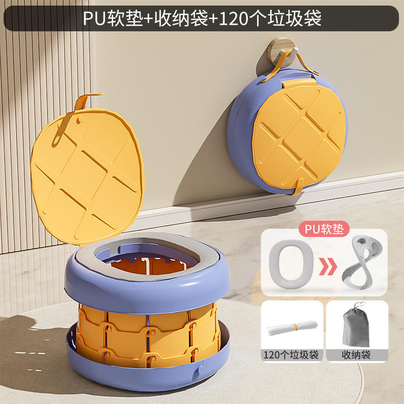 กระเป๋าเก็บของ PVC แบบนิ่มสามชั้น สีชมพูเชอร์รี่ (20 ซม.)