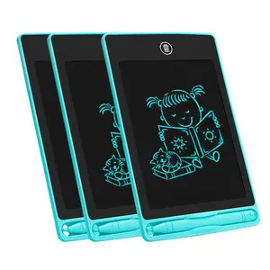 Hadiah Promosi 6.5 Inci Tablet Menulis Elektronik Dapat Dihapus Sketsa Papan Gambar Digital Doodle Memo Pad untuk Anak-anak