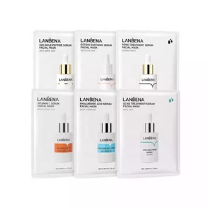 LANBENA Sản Phẩm Bán Chạy Nhất 24K Vàng Hiệu Quả Collagen Chống Lão Hó<span class=keywords><strong>a</strong></span> Nâng Dưỡng Ẩm Mặt Nạ - Product Image 6