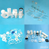 Pièces en plastique fluoropolymère personnalisées PFA/PVDF/FEP/PTFE/ETFE par moulage par injection pour machines industrielles