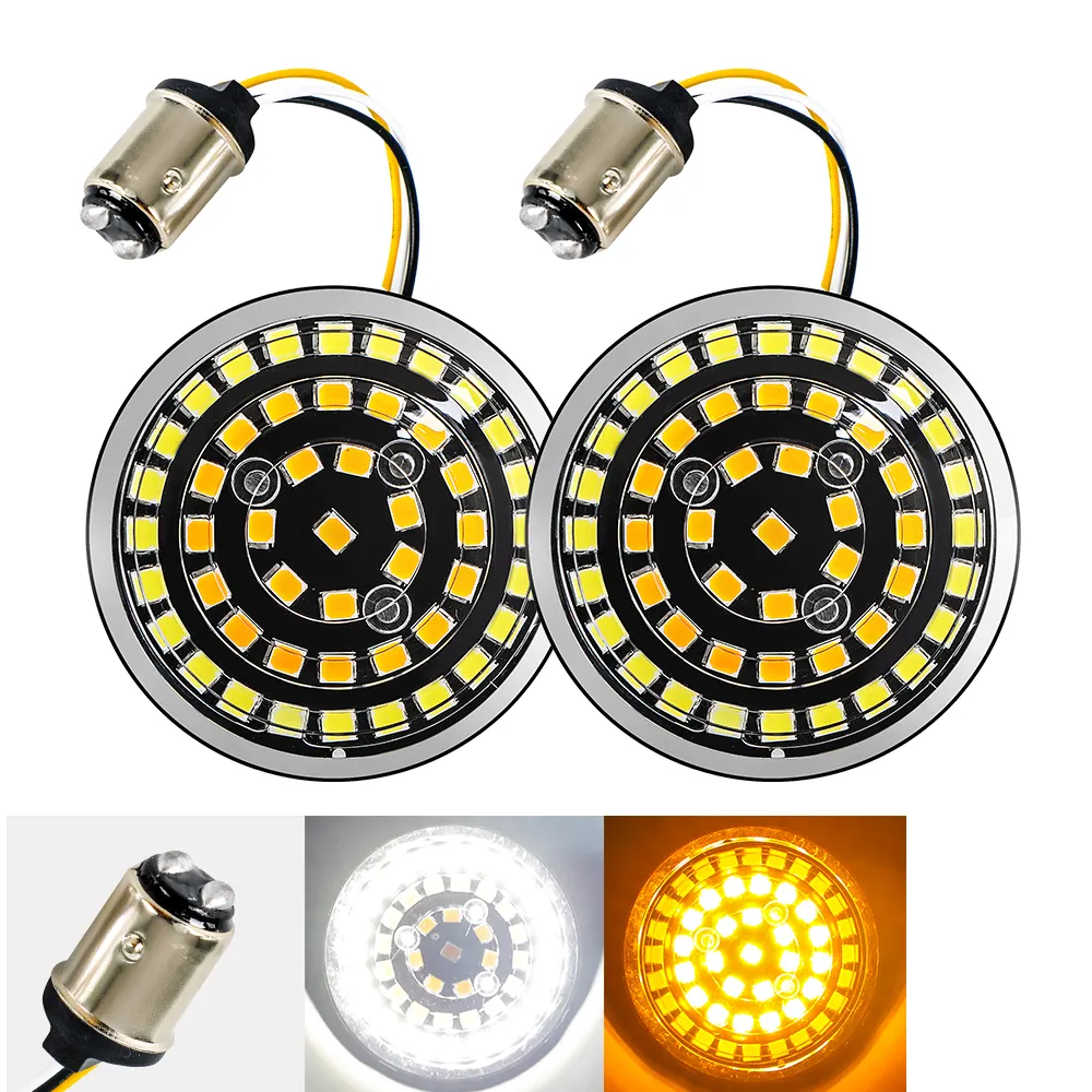 Rtd MT09 sportsbike dây phụ tùng xe máy Chỉ số LED quay tín hiệu rẽ ánh sáng E Mark Dot đèn xe máy cho Harley