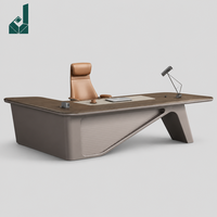 Table de conférence en MDF en forme de L, robuste et moderne, taille personnalisable, écologique, pour espace de travail commercial