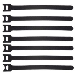 Fascetta fermacavo in velluto diretto di fabbrica fascette multicolori da 8 pollici con gancio e anello-fascette magiche da 50 pezzi - Product Image 3