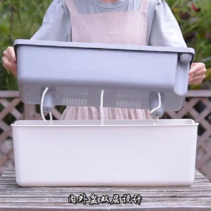 Macetas colgantes de plástico <span class=keywords><strong>para</strong></span> decoración del hogar, productos de jardín de estilo nórdico, autoriego, <span class=keywords><strong>para</strong></span> barandillas de balcón - Product Image 2