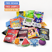 Sachets Mylar personnalisés imprimés découpés sur mesure, anti-odeur, de type Cali Packs, pour 3.5g, 28g, 1LB, avec boîtes en stock
