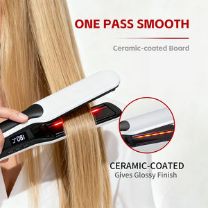 <span class=keywords><strong>Piastra</strong></span> per Capelli <span class=keywords><strong>a</strong></span> <span class=keywords><strong>Vapore</strong></span> con Piastre in Ceramica Tormalina <span class=keywords><strong>a</strong></span> Infrarossi, Riscaldamento Rapido, Temperatura Regolabile, Nutre i Capelli, <span class=keywords><strong>Professionale</strong></span> - Product Image 3