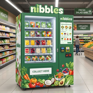 Distributeur automatique de fruits frais JFP pour extérieur avec élévateur, gestion cloud intelligente, réfrigéré, libre-service, équipé de contrôle de température - Product Image 3