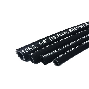 SAE 100R1 R2 <span class=keywords><strong>EN853</strong></span> 1AT 2AQT 1SN 2SN flexibler Hochdruck-Stahldraht geflochtener Gummi-Hydrohrohr - Product Image 1