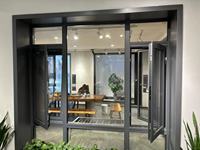 Ventana de Aluminio con Rotura de Puente Térmico Personalizada, Moderna, con Doble/Triple Vidrio, Marco Estrecho para Balcón, Certificación Energy Star