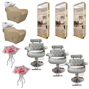 Sillas bonitas de salón de belleza, paquetes de muebles de salón de belleza, paquete de QZ-B667A - Product Image 1