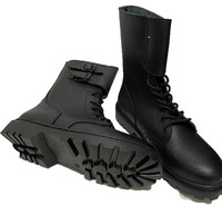 Bottes tactiques mi-mollet pour hommes, légères, imperméables, à lacets, avec embout en acier, en daim et cuir de vachette, semelle extérieure en caoutchouc maillé – pour l'été et l'hiver