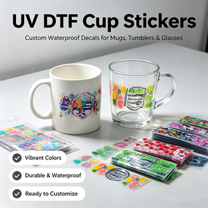 Vinilo Holográfico para Vasos, Impresión por Transferencia UV, para Calcomanías Termoadhesivas, Tacto Suave, Resistente a Arañazos, Impermeable, para el Modelo UV-818 - Product Image 4