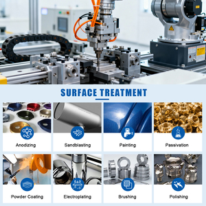 Services d'usinage, fabrication sur mesure, pièces automobiles en alliage d'aluminium et acier inoxydable CNC, tous produits industriels CNC - Product Image 6