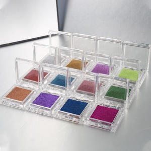 <span class=keywords><strong>Uñas</strong></span> polvo sólido <span class=keywords><strong>2021</strong></span> nueva llegada 12 colores cuadrado frasco magia espejo cromo en polvo - Product Image 4