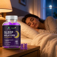 Gummies véganes à la mélatonine en gros - Complément alimentaire végétal pour un meilleur sommeil et une relaxation accrue, Fournisseur d'usine