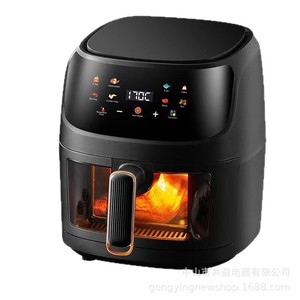 Friteuse à air Gongying QF-608D 340x250x330mm avec revêtement céramique, contrôle précis et cuisson rapide pour usage domestique - Product Image 4