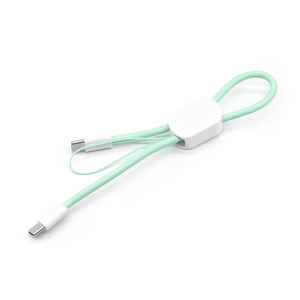 Câble de charge TPE 2 en 1 à vente chaude, <span class=keywords><strong>chargeur</strong></span> multi-téléphone pour téléphone/type-C/Android, gaine en PVC TPE, câble de charge USB - Product Image 5