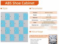 Casier industriel en acier inoxydable SUS304 à 6 portes, armoire vestiaire pour usine alimentaire et abattoir
