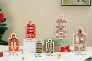 2025 <strong>Christmas</strong> New Design Ceramic Paint <strong>House</strong> <strong>Custom</strong> Size <strong>Village</strong> <strong>House</strong> Hot Sale - Product Image 4