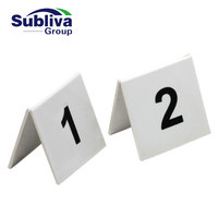 Numéro de table en plastique
