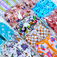 Kerui Vente flash Boîte mystère Pyjamas barboteuses en bambou pour bébés garçons et filles Boîte surprise Impression aléatoire