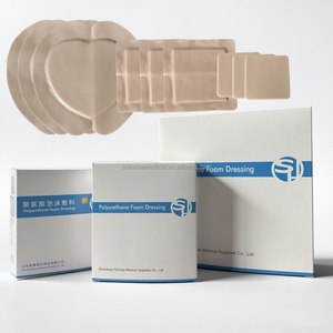 Heetverkopende steriele, zelfklevende, medische siliconen <span class=keywords><strong>polyurethaanschuim</strong></span> wondverbanden, merk Shinrise - Product Image 2
