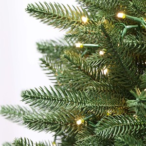 Sapin de Noël artificiel de 210 cm, pré-éclairé, plein et moelleux, pour la décoration de la maison, du salon, des fêtes - Product Image 5