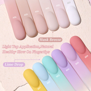 เจลแต่งเล็บเนื้อฟองน้ำ 6 ช่อง สำหรับทาเล็บแบบไล่สี บลัชออนเจลแต่งเล็บ ปิดขอบเล็บได้ ไม่ต้องใช้แปรงทาสี เจลยูวีสำหรับทำเล็บ DIY อุปกรณ์ทำเล็บ - Product Image 3