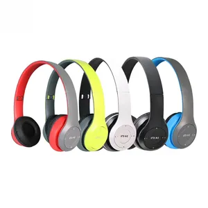 Casque d'écoute sans fil 5.0 Bluetooth Casque d'écoute pliable avec micro Support Mémoire Carte TF Pour iPhone Xiaomi Téléphone Sumsamg