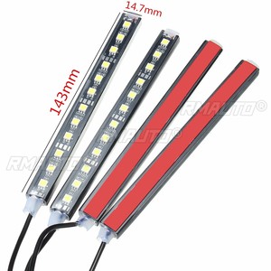Lot de 4 Lumières LED d'Ambiance Multicolores 4-en-1 pour Voiture, Bandes Lumineuses pour Tableau de Bord et Plancher, Lampe Décorative pour Allume-Cigare - Product Image 6