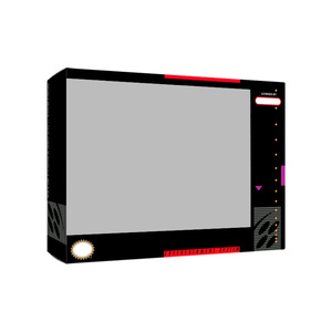 Boîtes de jeux vidéo personnalisées de haute qualité avec <span class=keywords><strong>logo</strong></span> et motif en relief pour SNES - Product Image 2
