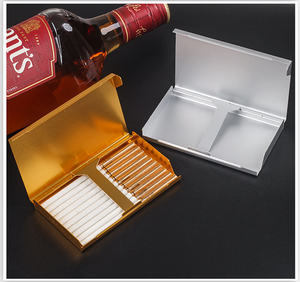 Boîte de rangement pour cigarettes Slim Accessoires pour fumeurs à ouverture latérale pour hommes et femmes - Product Image 3